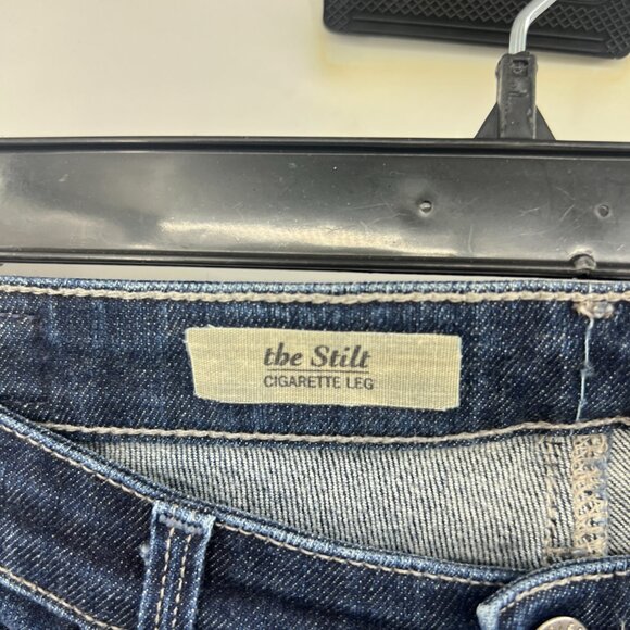 AD Adriano Goldschmied The Stilt Cigarette Leg Dark Wash Jeans Women's 26 - Picture 5 of 9